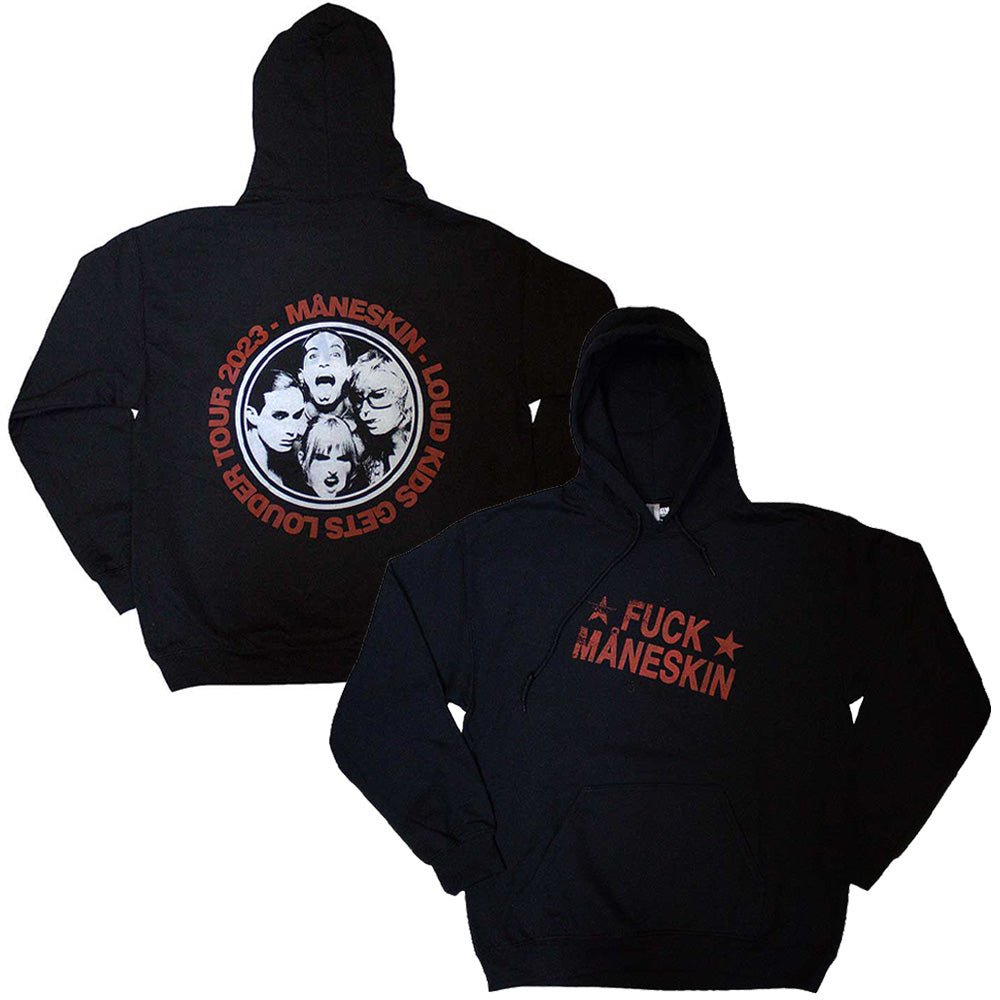 MANESKIN マネスキン - Fuck Maneskin / LIVE会場限定 / バックプリントあり / パーカー・スウェット / メンズ - PGS